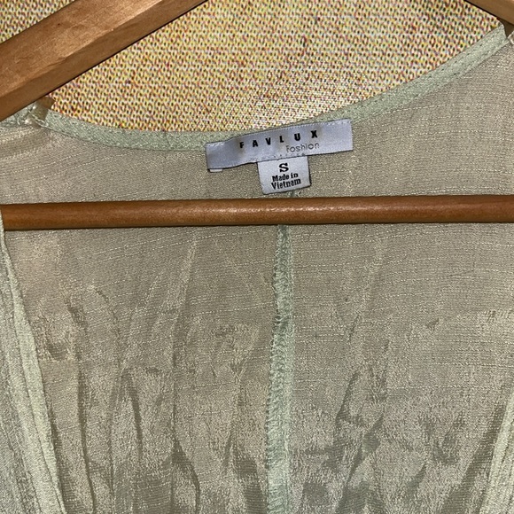 Favlux light green blouse - Picture 2 of 2